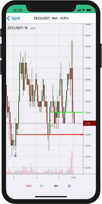 Trading Terminal: Chart Open